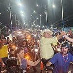 Bocalom inaugura viaduto Mamédio Bittar com motociata “à la Bolsonaro”; FOTOS 9 Bocalom inaugura viaduto Mamédio Bittar com motociata “à la Bolsonaro”; FOTOS