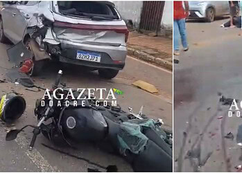 URGENTE: Motociclista bate em carro estacionado e fica em estado gravíssimo na Antônio da Rocha Viana; VÍDEO 2 URGENTE: Motociclista bate em carro estacionado e fica em estado gravíssimo na Antônio da Rocha Viana; VÍDEO