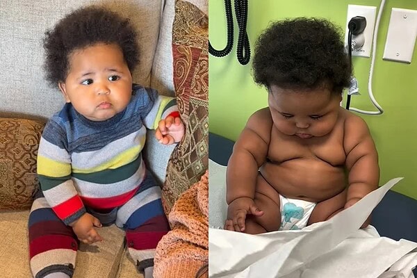 Bebê de 11 kg chama atenção pelo tamanho e vira sensação nas redes