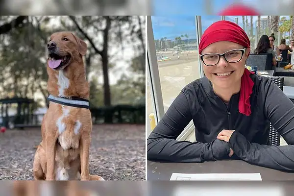 Mulher descobre câncer após cachorro ter comportamento estranho