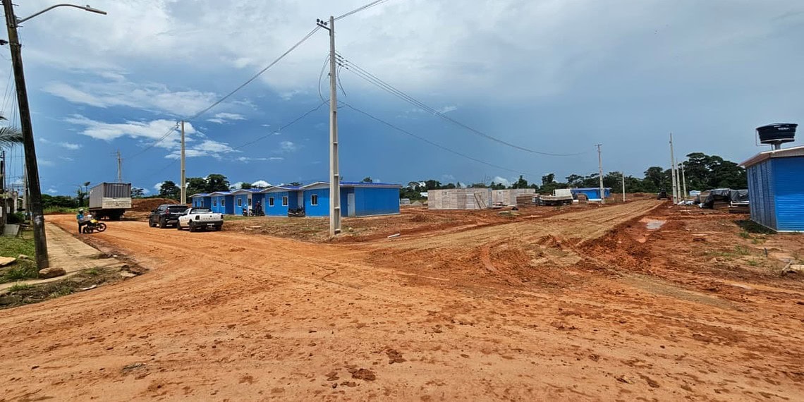 Área no bairro Santo Afonso tem poucas unidades concluídas - Foto: Vitor Paiva