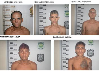 Os cinco detentos seguem foragidos. Foto: Reprodução