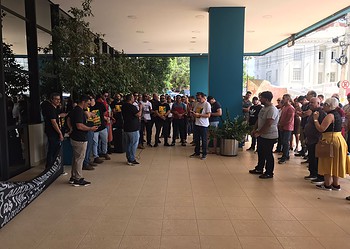 Na Aleac, servidores do estado cobram aumento do auxílio-alimentação e reajuste geral de salários