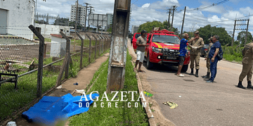Homem morre eletrocutado ao tentar furtar cabos de alta tensão na Estrada da Usina, em Rio Branco
