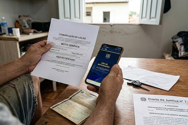 Homem tem moto leiloada sem aviso e será indenizado em R$ 2 mil no Acre