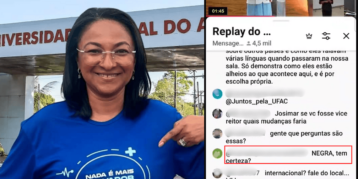 Professora se retrata após comentário racista contra candidata à vice-reitoria da Ufac durante debate