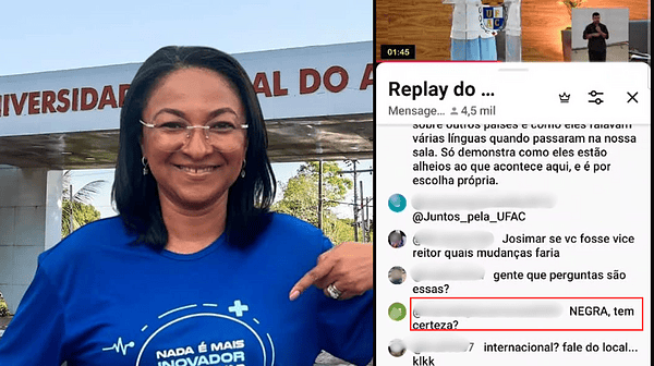 Professora se retrata após comentário racista contra candidata à vice-reitoria da Ufac durante debate