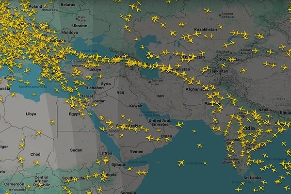 Ataque ao Irã provoca maior interrupção em voos desde a pandemia