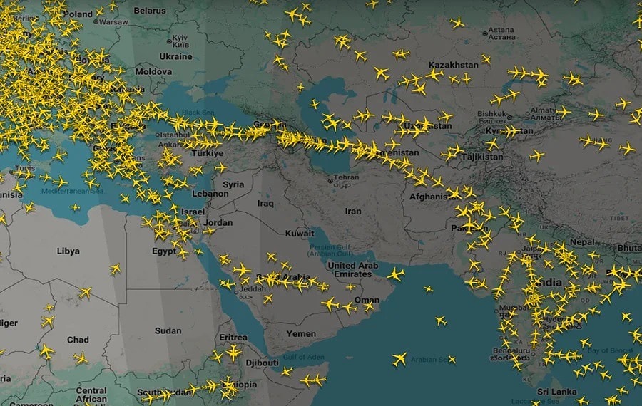 FlightRadar/Reprodução