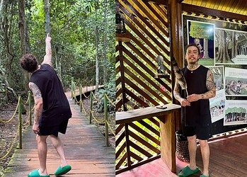 Whindersson Nunes no Parque Chico Mendes (Foto: Reprodução Instagram)