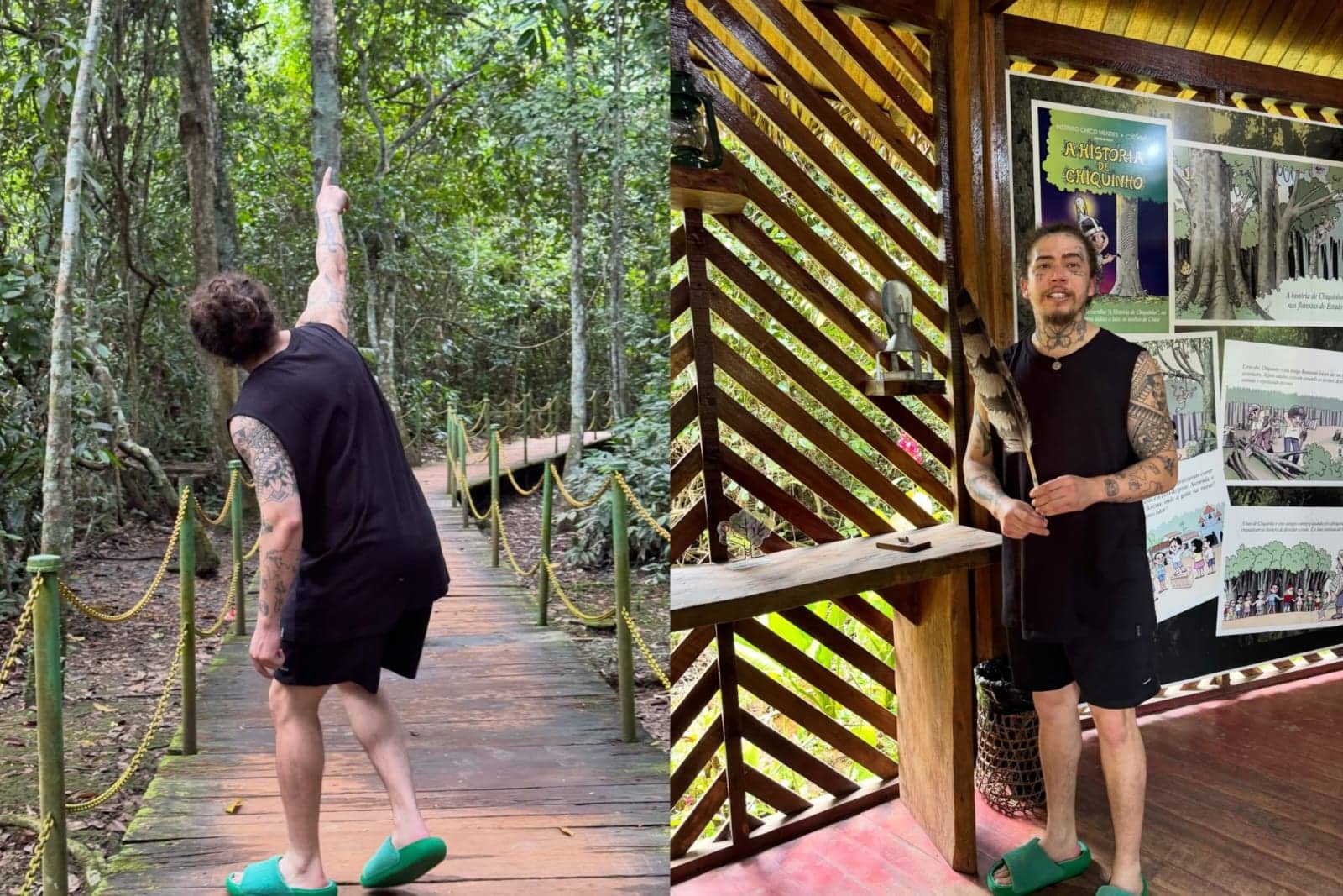 Whindersson Nunes visita Parque Chico Mendes e relembra legado do ativista no Acre; VÍDEO 2 Whindersson Nunes visita Parque Chico Mendes e relembra legado do ativista no Acre; VÍDEO