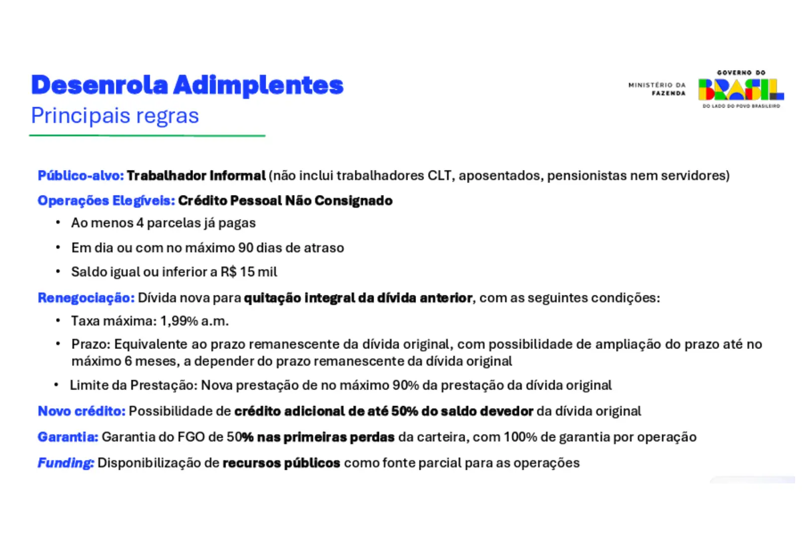 Desenrola Adimplentes: veja principais regras e como participar